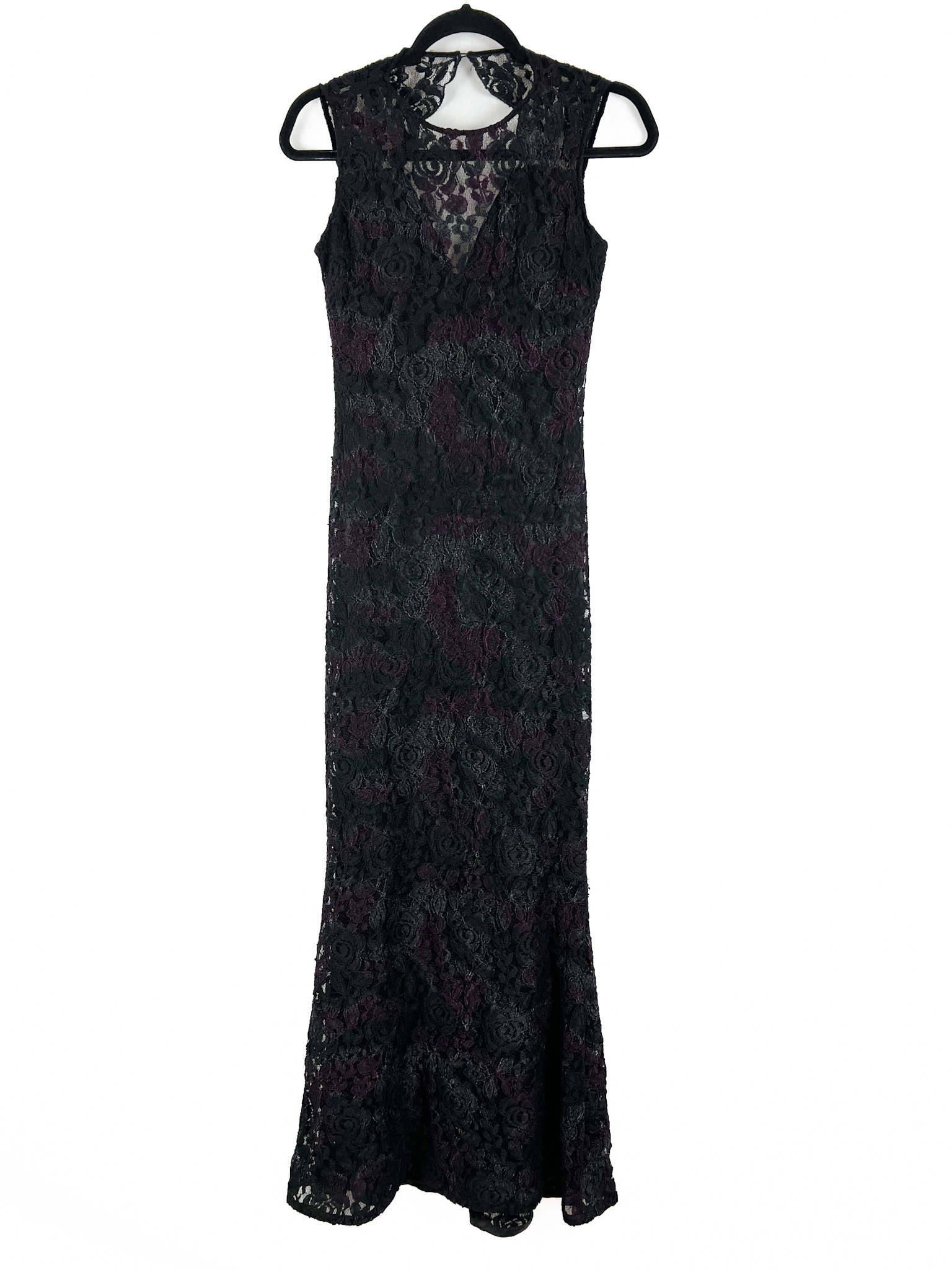 Vestido -Rendado -Floral- manchas -Rosa -PRETO - Tamanho -40- TVZ-repeat-poa (2)