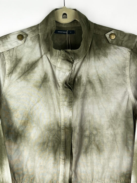 Casaco -Longo -Tie -Dye -VERDE - Tamanho -P - MARFINNO-Repeat-Poa (2)