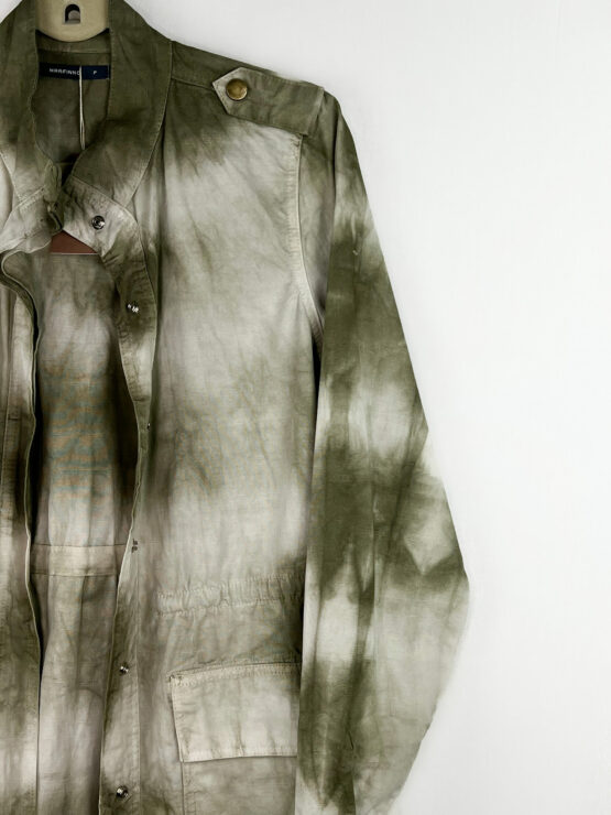 Casaco -Longo -Tie -Dye -VERDE - Tamanho -P - MARFINNO-Repeat-Poa (2)