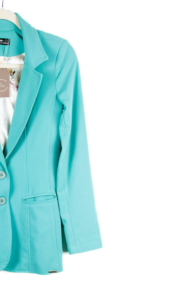 Blazer -AZUL- AGUA - Tamanho -P - DROPS -DE -MENTA-repeat-poa (1)
