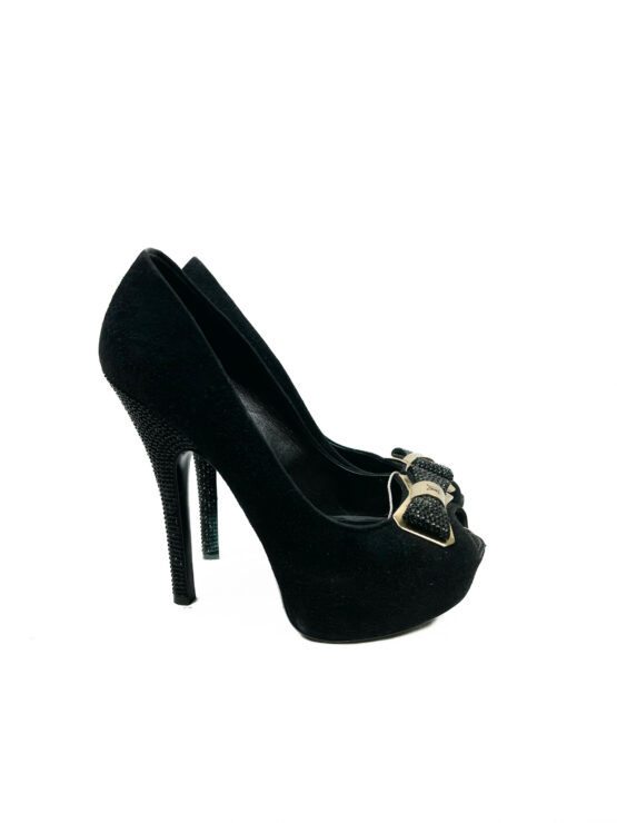 PEEP -TOE -PRETO - Tamanho- 36 - LOUIS VUITTON-repeat-poa (3)