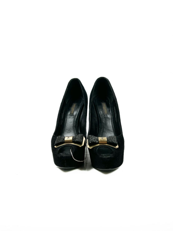 PEEP -TOE -PRETO - Tamanho- 36 - LOUIS VUITTON-repeat-poa (3)