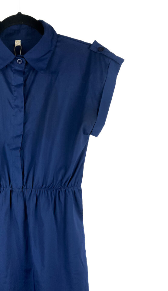 Vestido -Curto -Básico -AZUL -MARINHO - Tamanho- P - OIONINOS-repeat-poa (2)