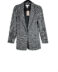 Blazer -CINZA - Tamanho -34 - H&M - Repeat -Poa (2)