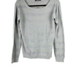 Blusa -Listra -Lurex -CINZA - Tamanho -P - CLOCK- HOUSE - Repeat-poa (2)