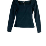 Blusa -Manga- Longa -Básica -PRETA - Tamanho -P - FORUM-repeat-poa (2)