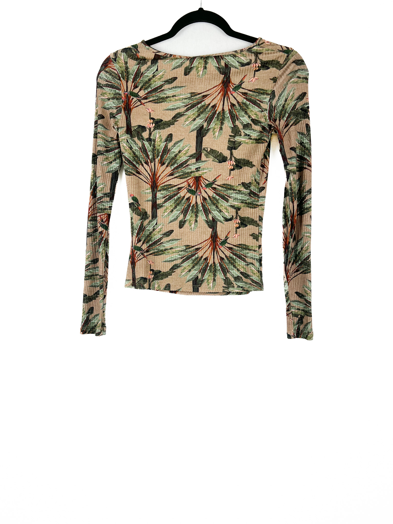 Blusa -Manga -Longa -Estampado- MARROM - Tamanho- PP - LEZ -A -LEZ-repeat-poa (2)