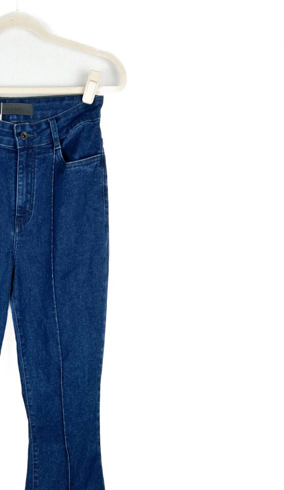 Calça -Jeans -Flare - Tamanho -38 - SHOULDER - Repeat -Poa (2)