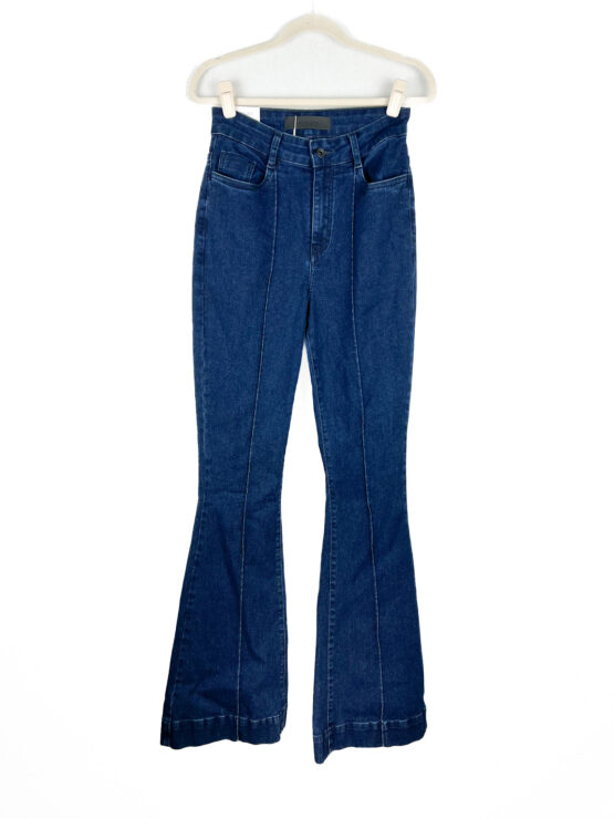 Calça -Jeans -Flare - Tamanho -38 - SHOULDER - Repeat -Poa (2)
