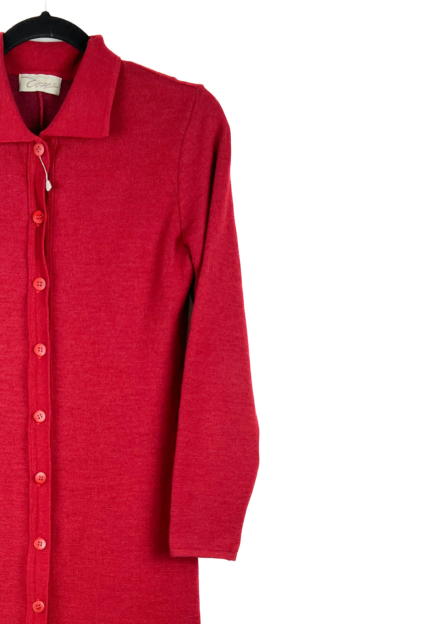 Cardigan- VERMELHO - Tamanho -P - COZE - Repeat- Poa (1)