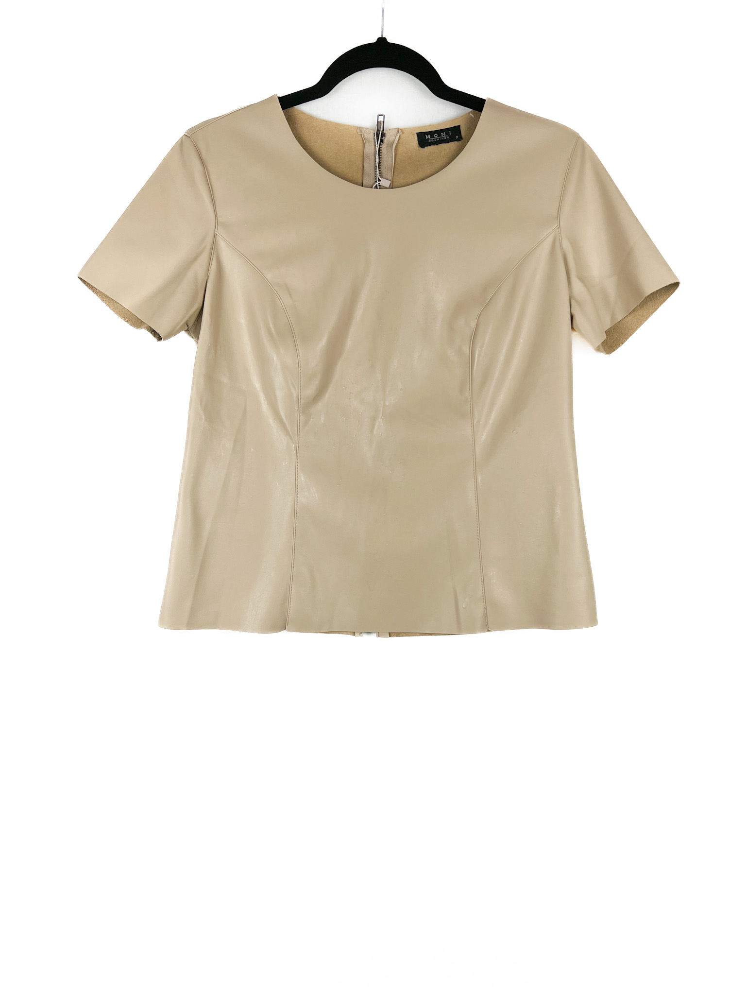 Blusa -Corino -BEGE - Tamanho -P - MONI - Repeat -Poa (2)