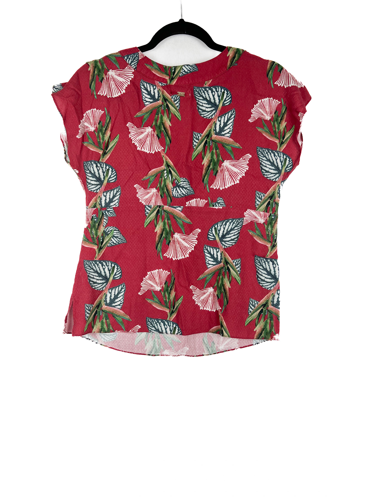 Blusa -Floral -VERMELHA - Tamanho -P - MARIA -FILÓ - Repeat -Poa (1)