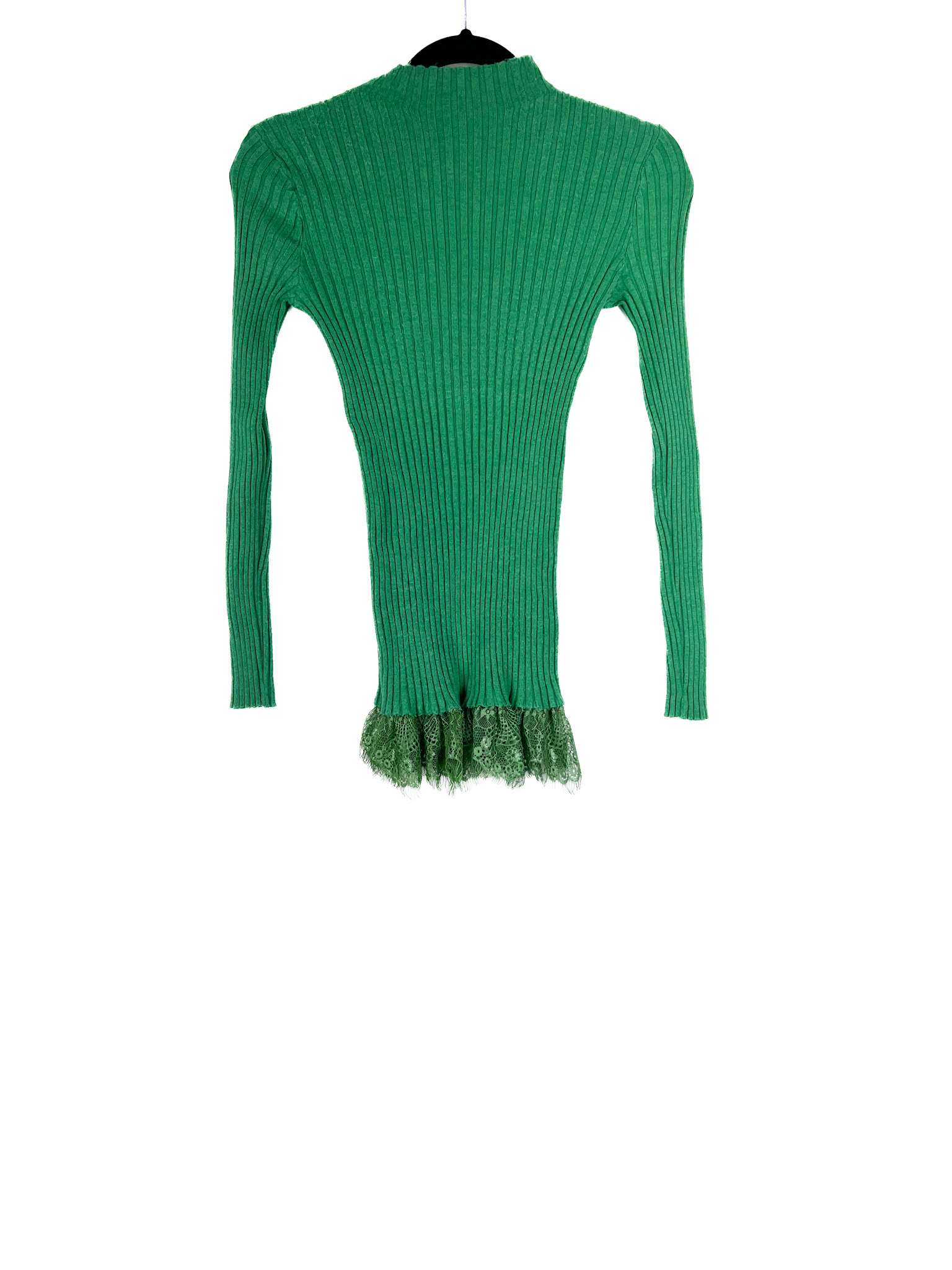 Blusa -Gola -Alta- Canelada -VERDE - Tamanho- P - POP -ME - Repeat-poa (2)