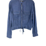 Bomber -Pespontada -Zíper -AZUL -OLFATO - Tamanho -38 - SACADA-repeat-poa (1)