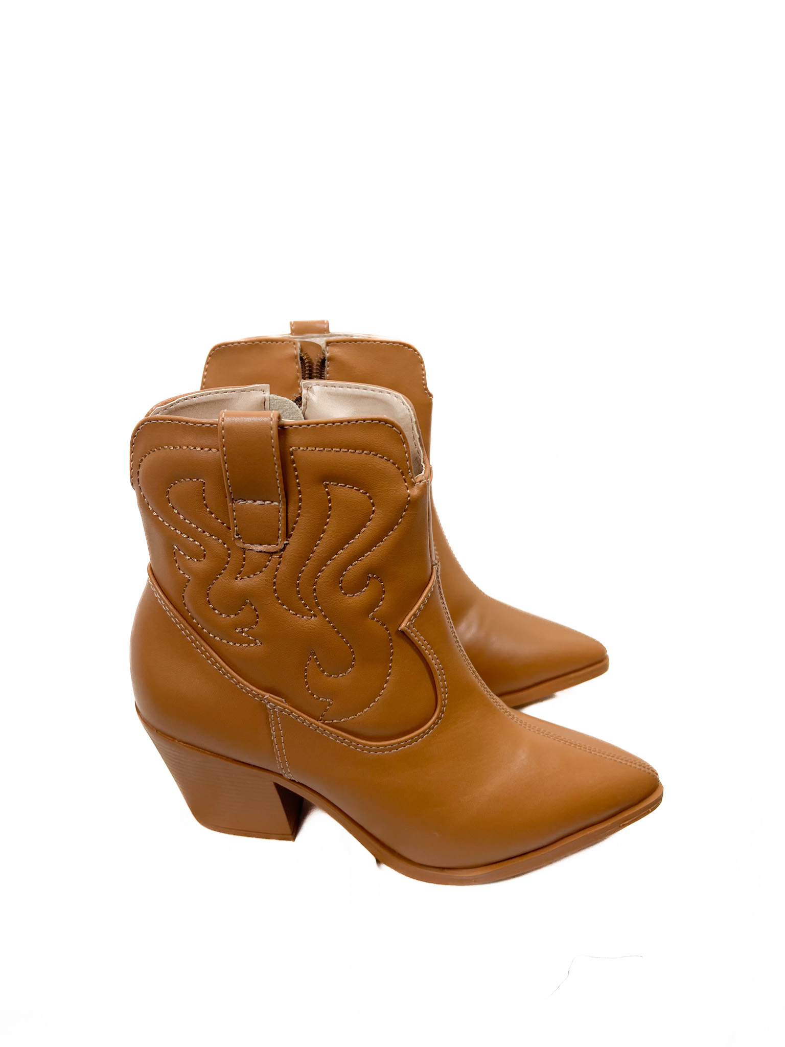 Bota -Cowboy- CARAMELO - Tamanho -34 - BY- MG - Repeat -Poa (3)