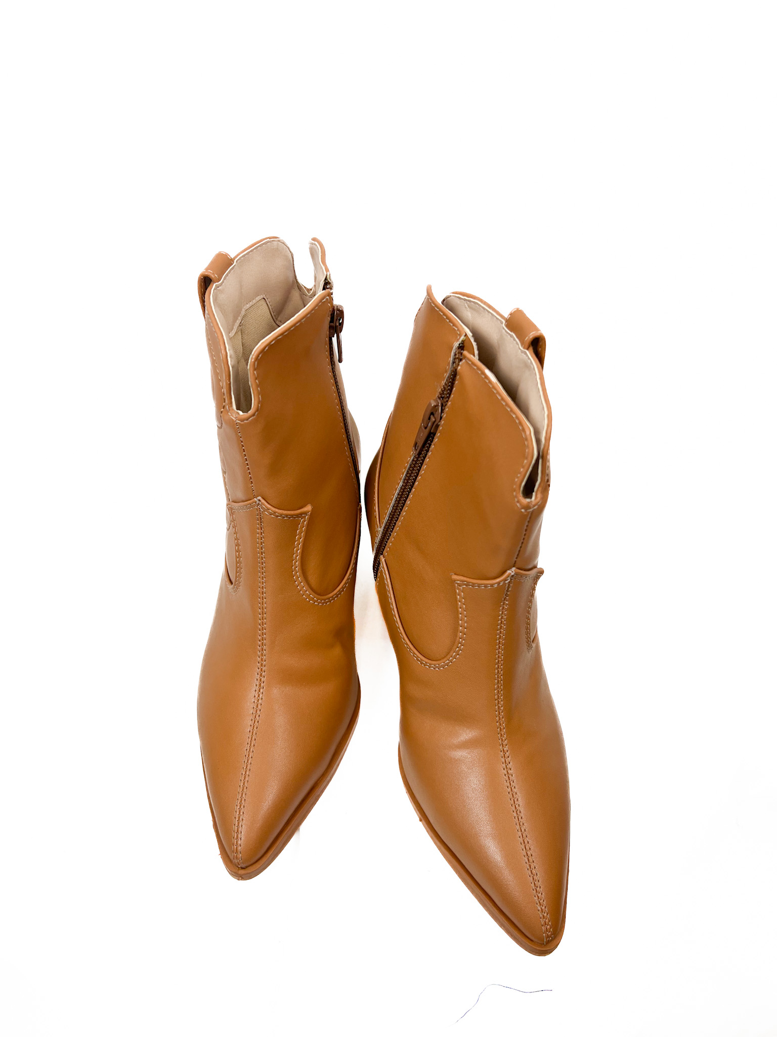 Bota -Cowboy- CARAMELO - Tamanho -34 - BY- MG - Repeat -Poa (3)