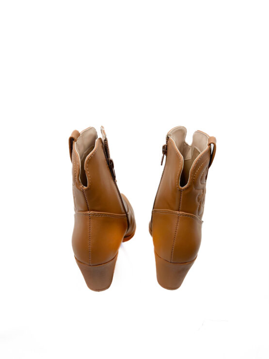 Bota -Cowboy- CARAMELO - Tamanho -34 - BY- MG - Repeat -Poa (3)