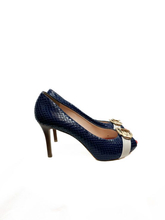 Peep -Toe -AZUL -MARINHO - Tamanho -38 - JORGE -BISCHOFF-repeat-poa (3)