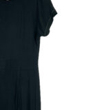 Vestido -Midi -Básico -PRETO - Tamanho- P - INDEX - Repeat -Poa (2)
