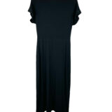 Vestido -Midi -Básico -PRETO - Tamanho- P - INDEX - Repeat -Poa (2)