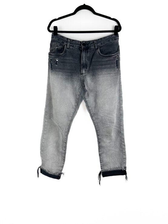 Calça -Jeans -Reta -Degrade -PRETA - Tamanho -43-44 - JOHN- JOHN-repeat-poa (2)