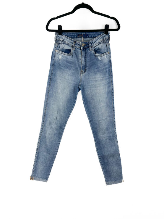 Calça -Jeans -Skinny - Tamanho -38 - BLUESTEEL - Repeat -Poa (2)