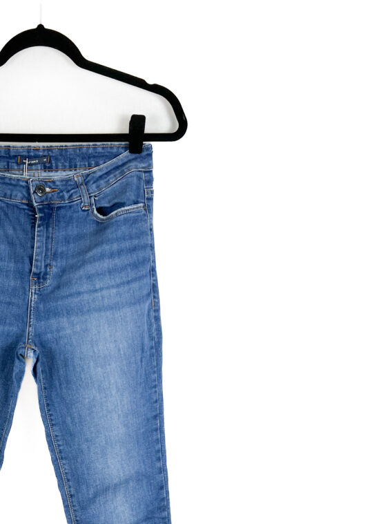 Calça -Jeans -Skinny - Tamanho -40 - MARFINNO - Repeat- Poa (1)