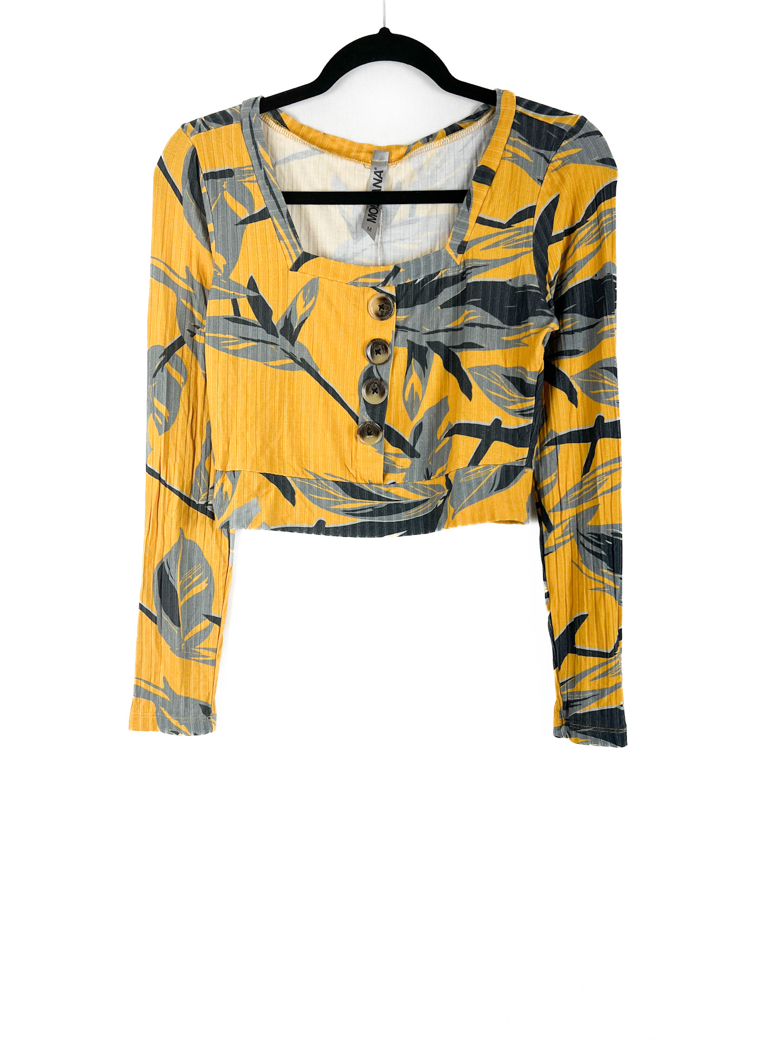 Cropped -Floral -AMARELO - Tamanho -M - MOIKANA-repeat-poa (2)