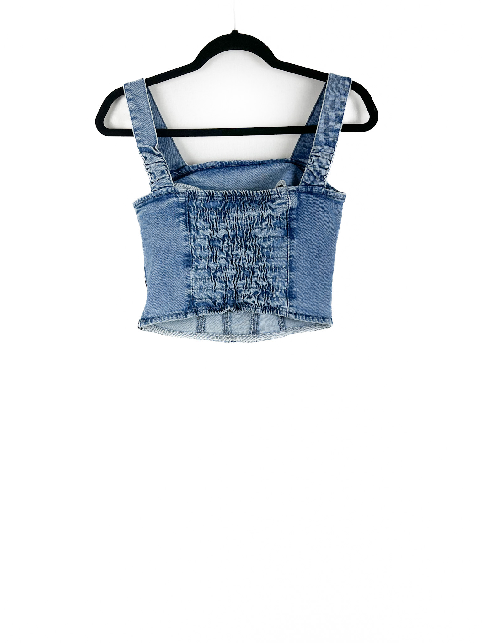 Cropped -Jeans - Tamanho -PP - SHOULDER - Repeat -Poa (2)