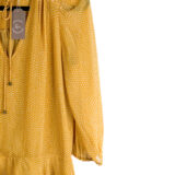Vestido -Curto- Poá -AMARELO - Tamanho- M - INSP - Repeat -Poa (1)
