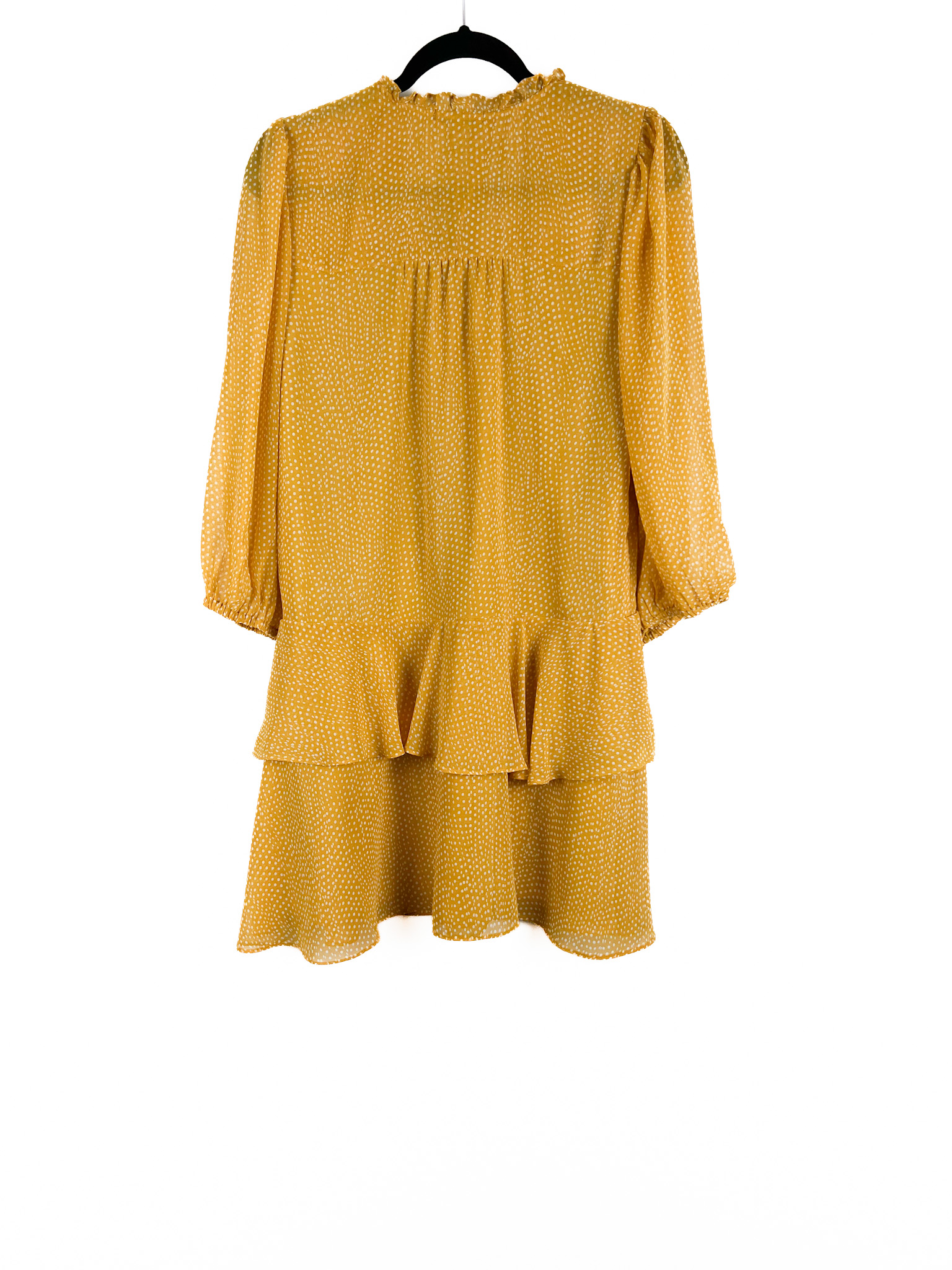 Vestido -Curto- Poá -AMARELO - Tamanho- M - INSP - Repeat -Poa (1)