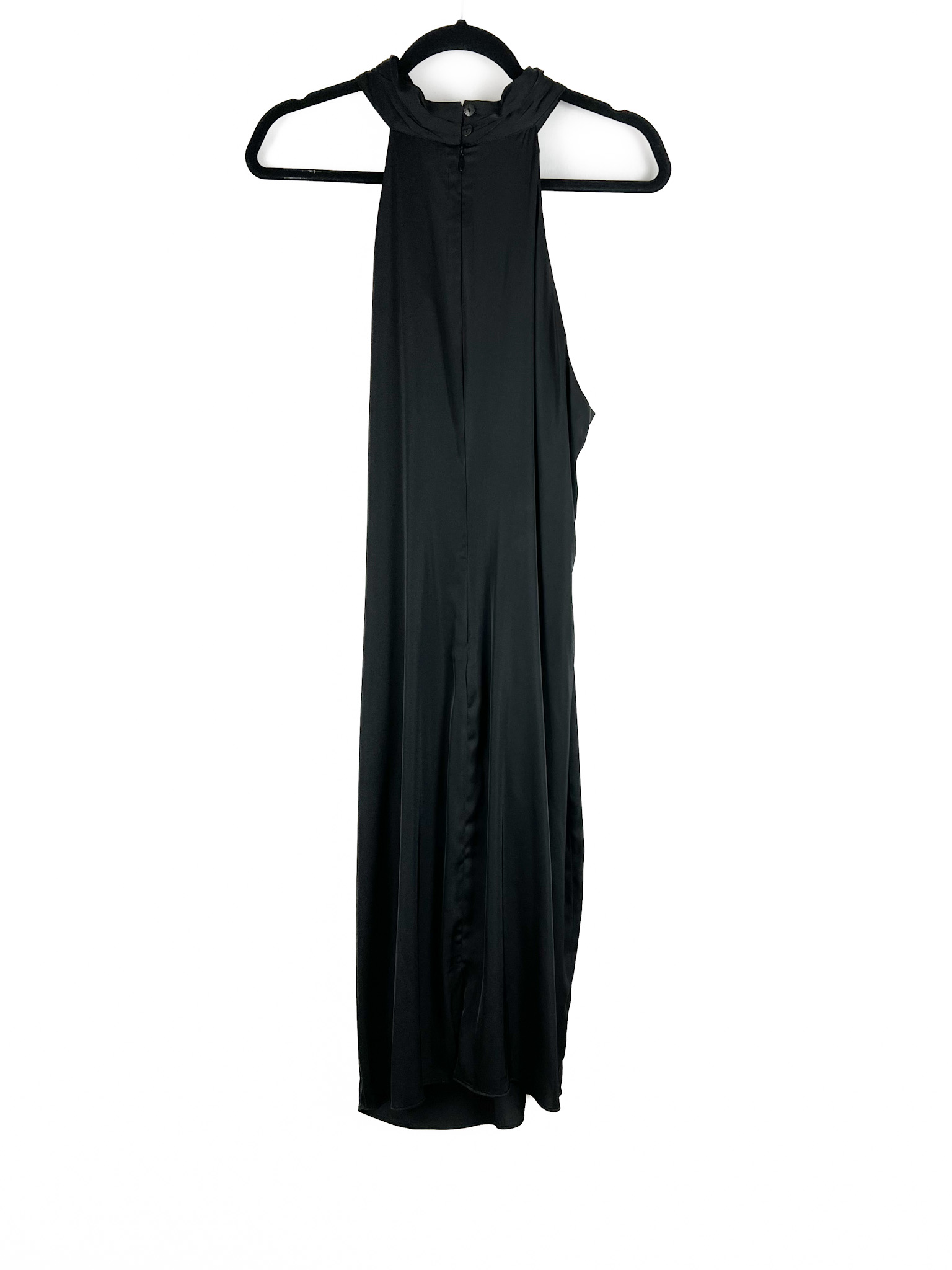 Vestido -Longo -PRETO - Tamanho -46 - TVZ - Repeat -Poa (2)