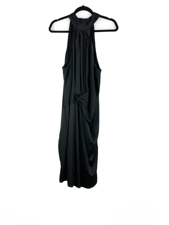 Vestido -Longo -PRETO - Tamanho -46 - TVZ - Repeat -Poa (2)