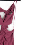 Vestido -Midi -Drapeado -ROSA -ANTIGO - Tamanho -M - ZARA-repeat-poa (1)