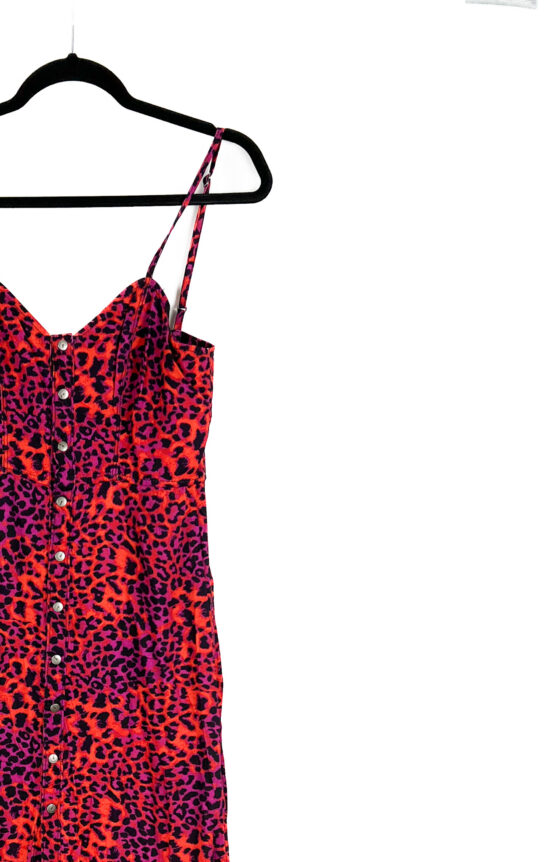 Vestido -Midi -Animal- Print- Colorido - Tamanho -P - MY -FT-repeat-poa (2)