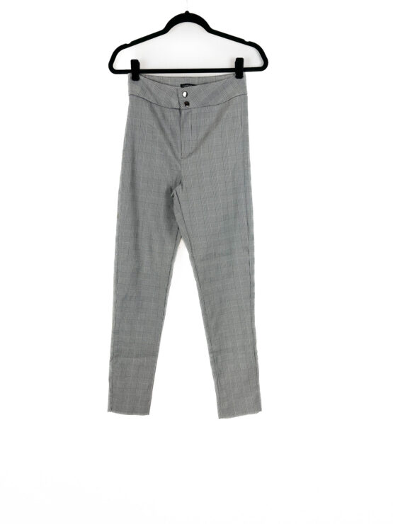 Calça -Xadrez -PRETO- e -BRANCO - Tamanho -42 - CORTELLE-repeat-poa (2)
