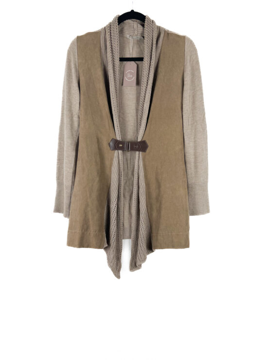Cardigan -BEGE- e -MARROM - Tamanho- P - AMBICIONE-repeat-poa (2)